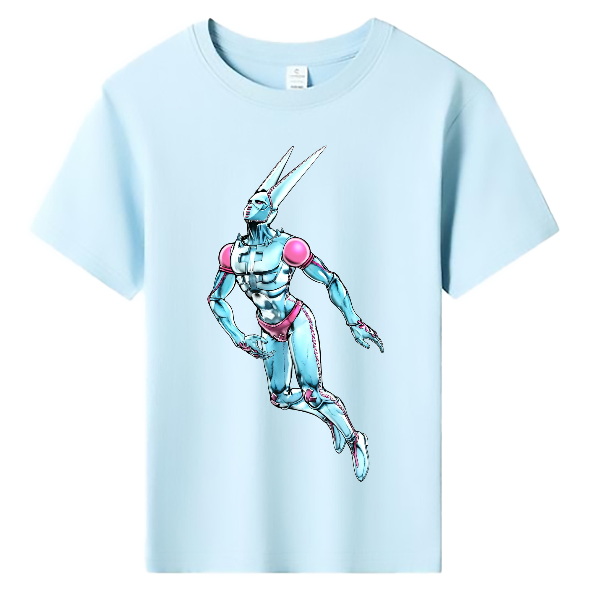（画像用） ジョジョの奇妙な冒険 JoJo's Bizarre Adventure 綿100％キッズTシャツ（フロントプリント）